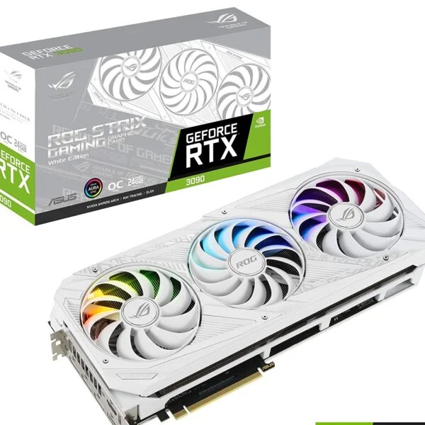 ASUS ROG STRIX NVIDIA GeForce RTX™ 3090 White OC Edition Gaming Graphics Card