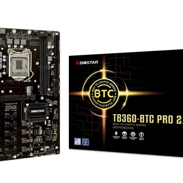 TB360-BTC PRO 2.0 Core i7/i5/i3 (Intel 8th and 9th Gen) LGA1151 Intel B360 DDR4 12 GPU Mining Motherboard Upgraded Model