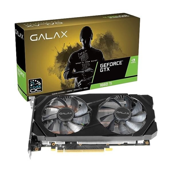 Galax GeForce® GTX 1660 Ti 1-Click OC 6 GB GDDR6 Graphic Card